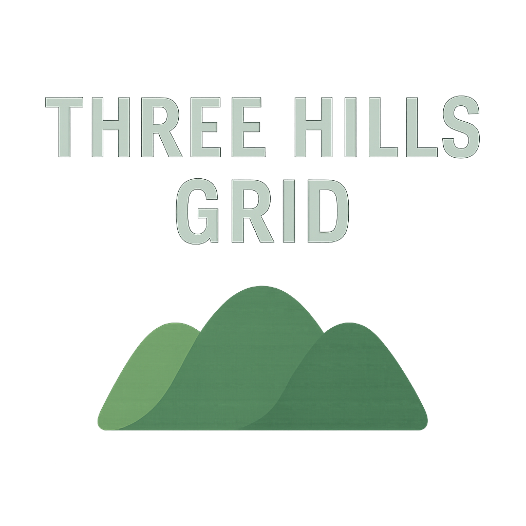 Three Hills Logo